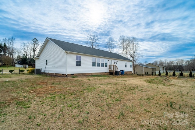 view of rear view of property