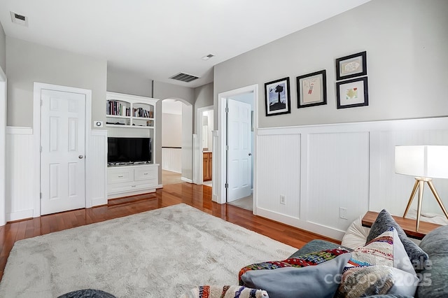 interior space featuring light wood-type flooring