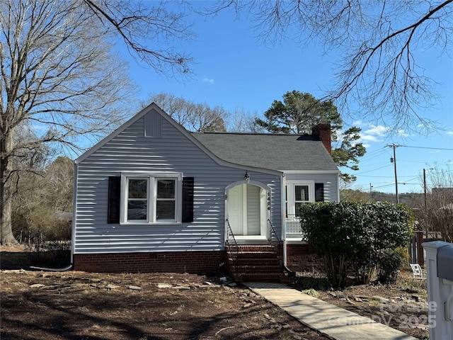 view of front of property