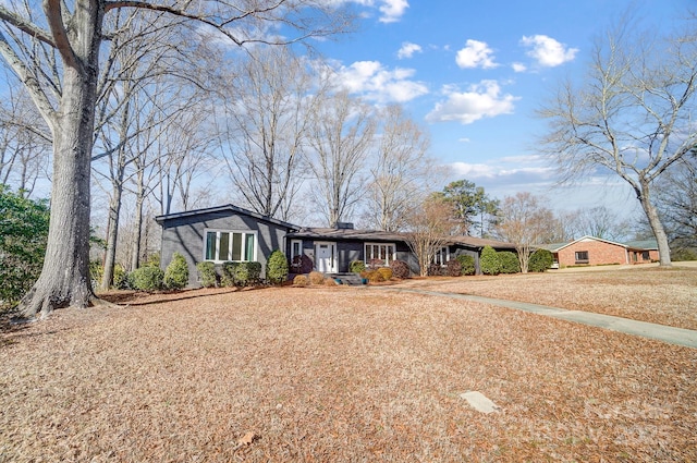 view of ranch-style home