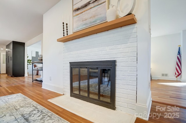 room details with wood-type flooring