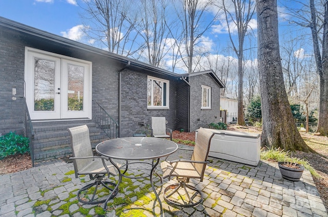 view of patio / terrace with french doors