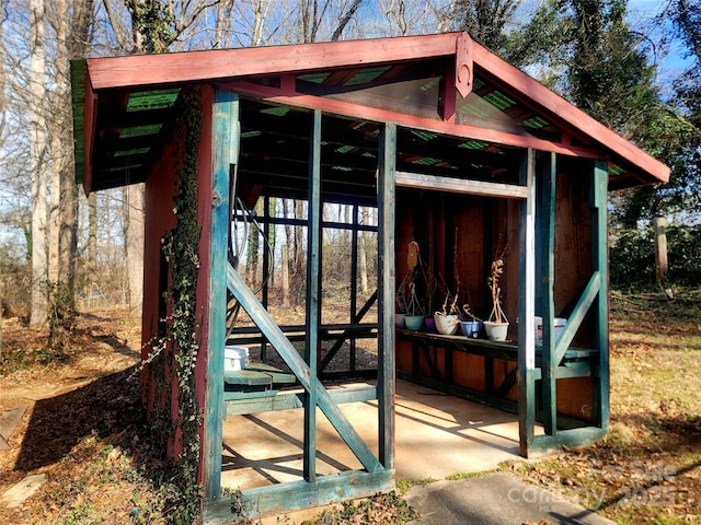 view of outbuilding