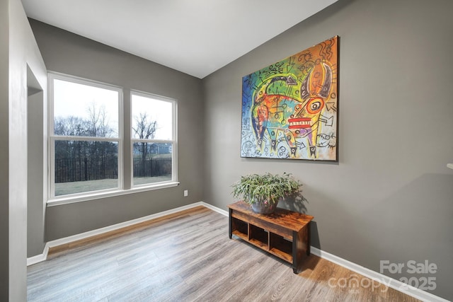 interior space featuring light hardwood / wood-style flooring