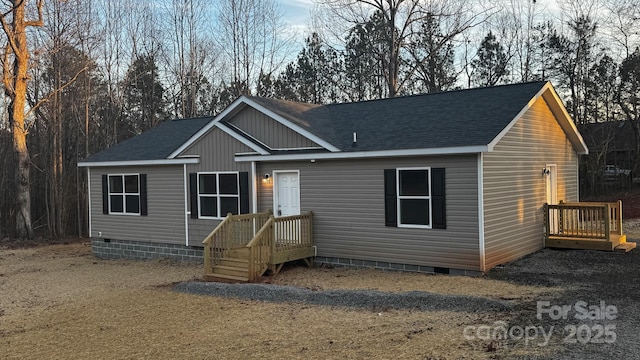 view of front of property