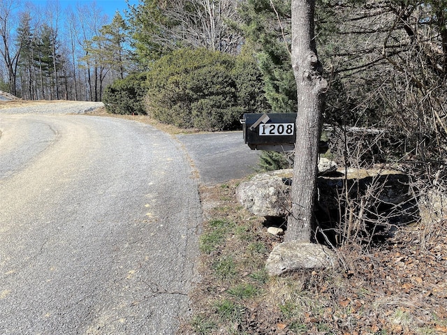 view of road