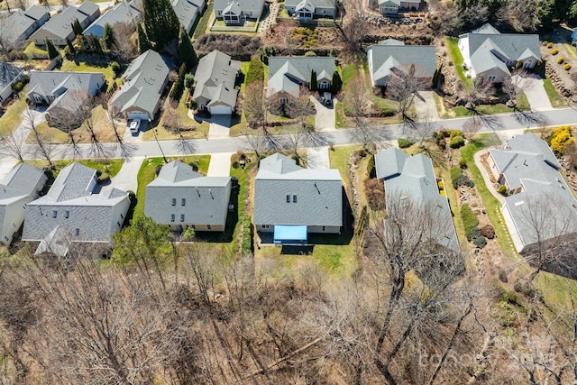 bird's eye view featuring a residential view