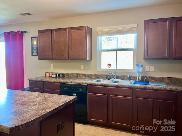 kitchen with dishwasher and sink