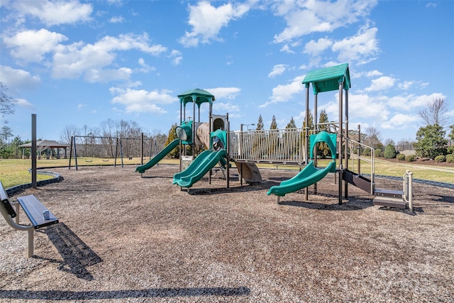 view of communal playground