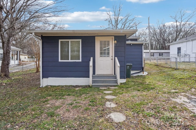 exterior space featuring a yard