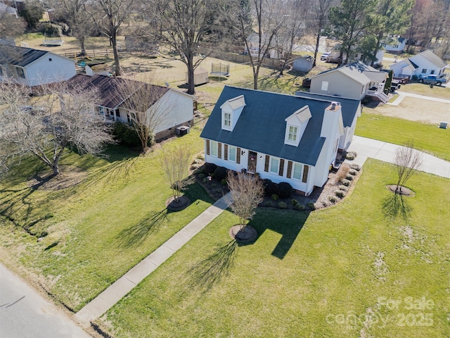 birds eye view of property featuring a residential view