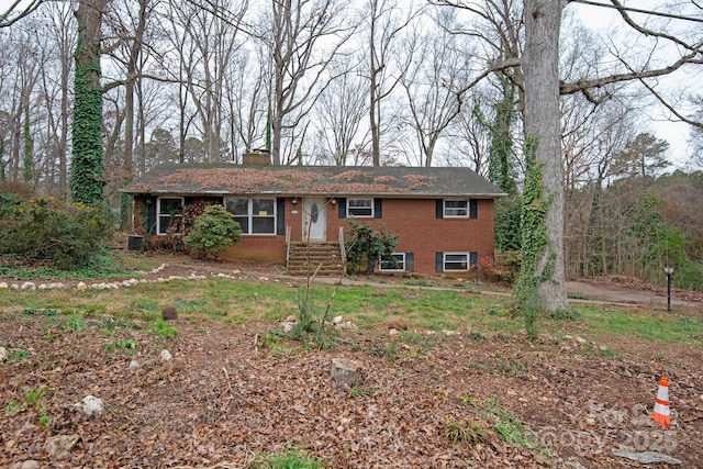 view of ranch-style home