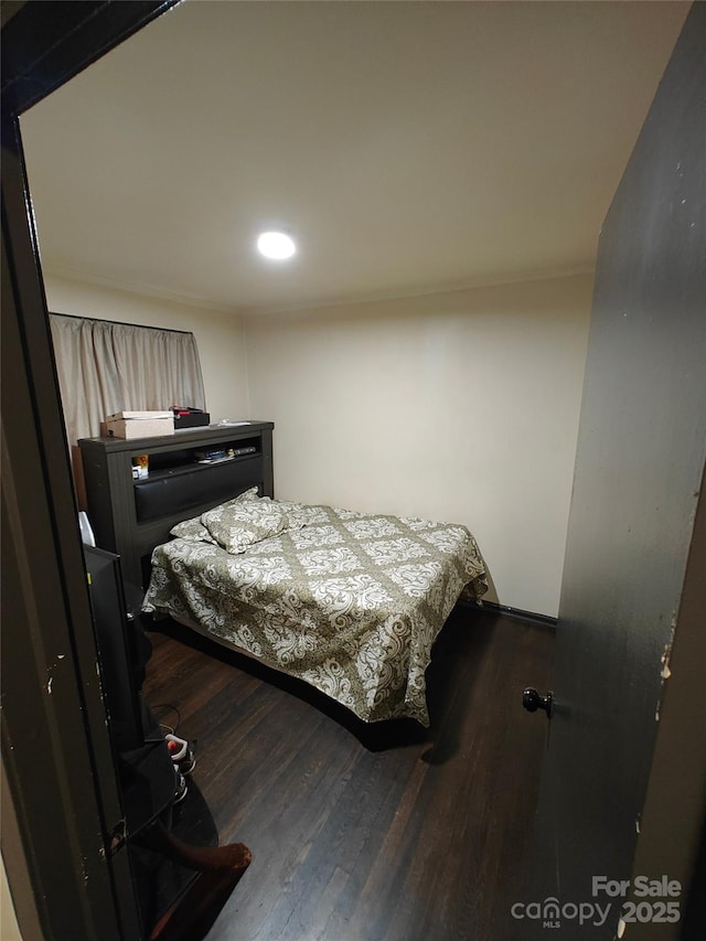 3103 Minnesota Rd, Charlotte, NC 28208 - bedroom with dark hardwood / wood-style floors