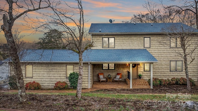 3910 6th St NW, Hickory, NC 28601 - view of front facade with a patio area