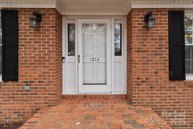 view of entrance to property