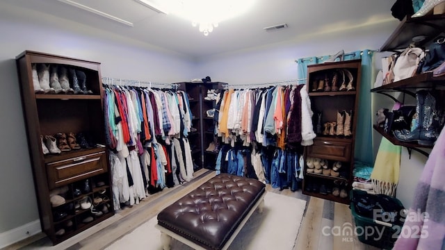 306 Bluegill Ln, Statesville, NC 28625 - walk in closet featuring visible vents