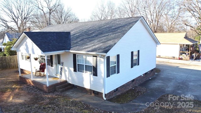 view of front of home