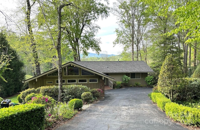 ranch-style home with a garage