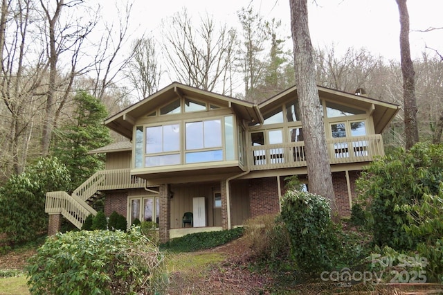 view of rear view of house