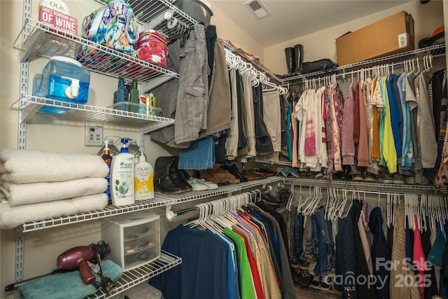 view of spacious closet