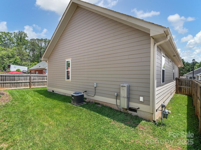 9 Hyde Park Pl, Arden, NC 28704 - view of home's exterior with central AC and crawl space