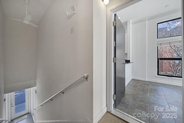 bathroom with baseboards