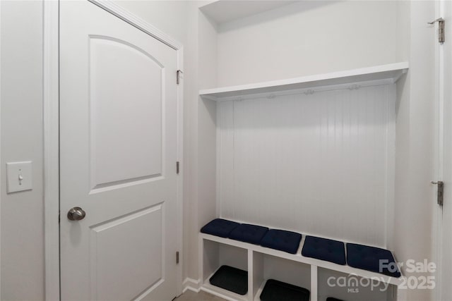 view of mudroom