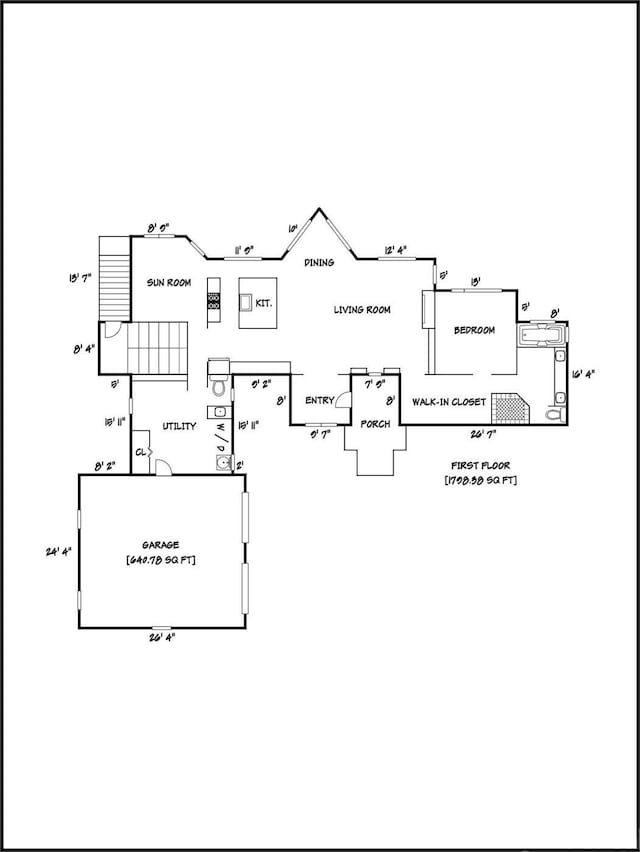 2126 Sycamore Dr, Nebo, NC 28761 - home floor plan