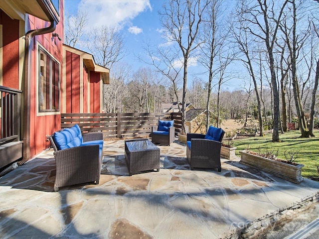 view of patio / terrace with outdoor lounge area