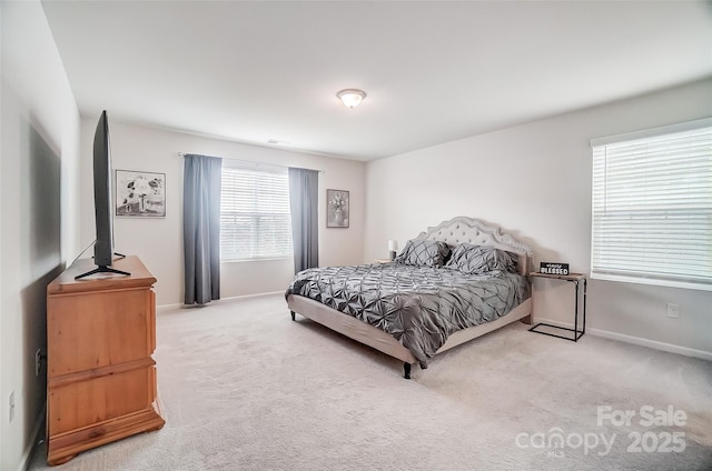 bedroom featuring carpet floors