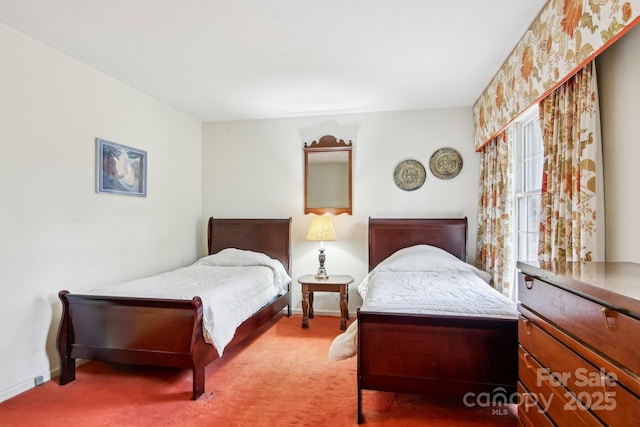 bedroom featuring carpet floors