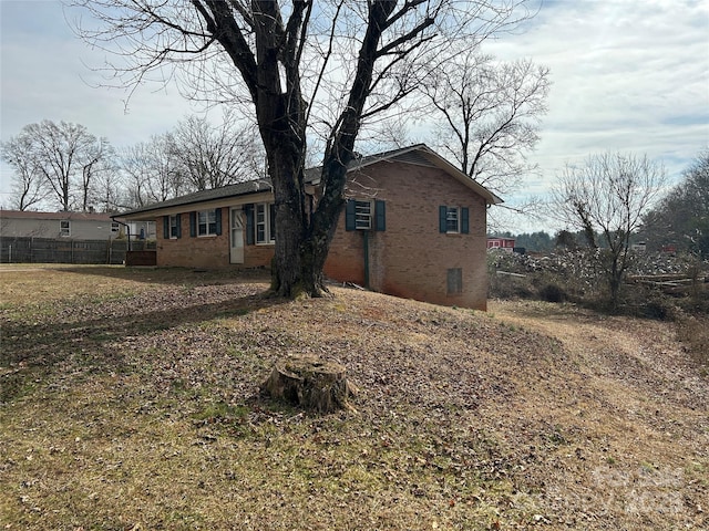 view of side of property