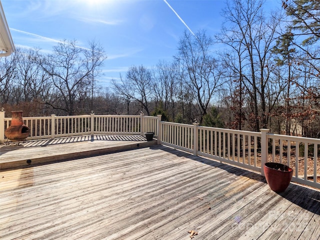 view of deck