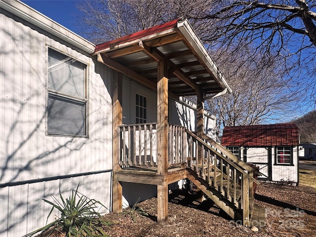 view of entrance to property