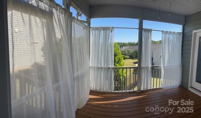 1605 Appledale Ct Unit 116, Fort Mill, SC 29715 - unfurnished sunroom with wood finished floors