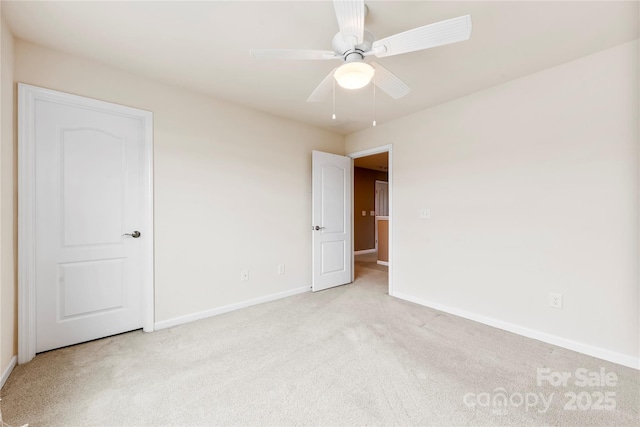 1605 Appledale Ct Unit 116, Fort Mill, SC 29715 - unfurnished bedroom with light colored carpet, baseboards, and ceiling fan