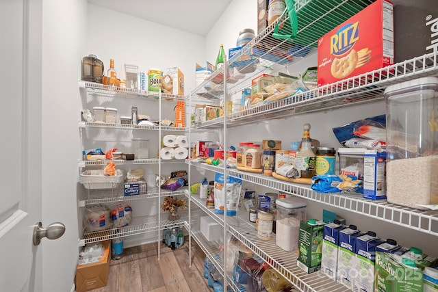 view of pantry