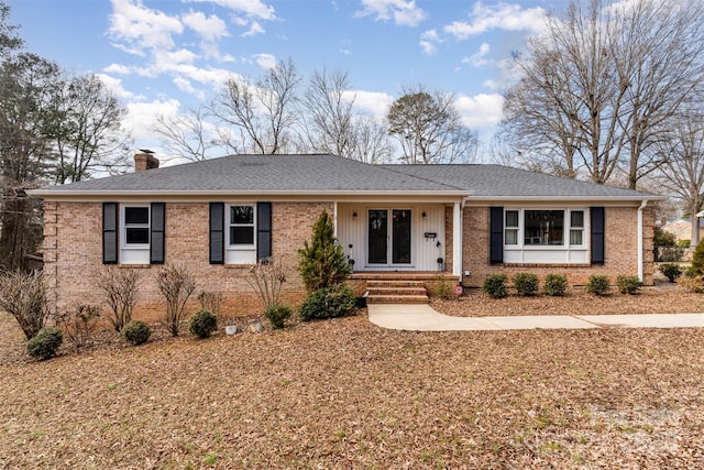 view of ranch-style home