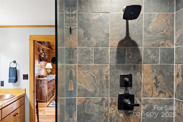 108 Oak Winds Dr Unit 202S, Old Fort, NC 28762 - full bath with tiled shower and vanity