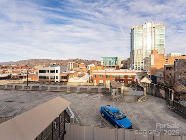 view of city with a mountain view