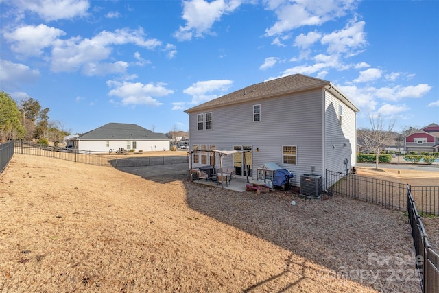 back of house featuring a patio