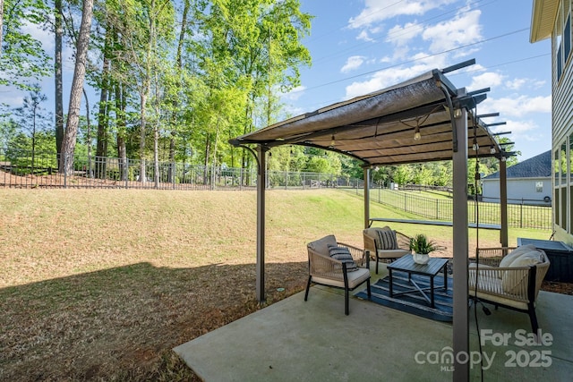 232 Morgans Branch Rd, Belmont, NC 28012 - view of patio / terrace with a fenced backyard