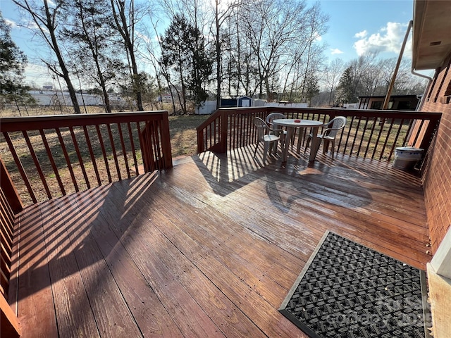 view of deck