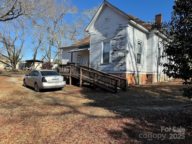 view of front of home