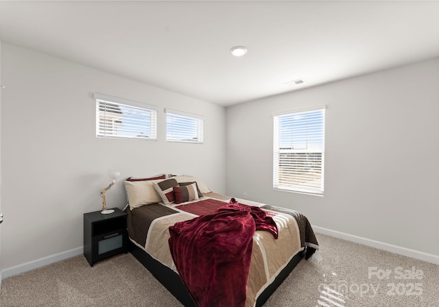 bedroom featuring carpet flooring