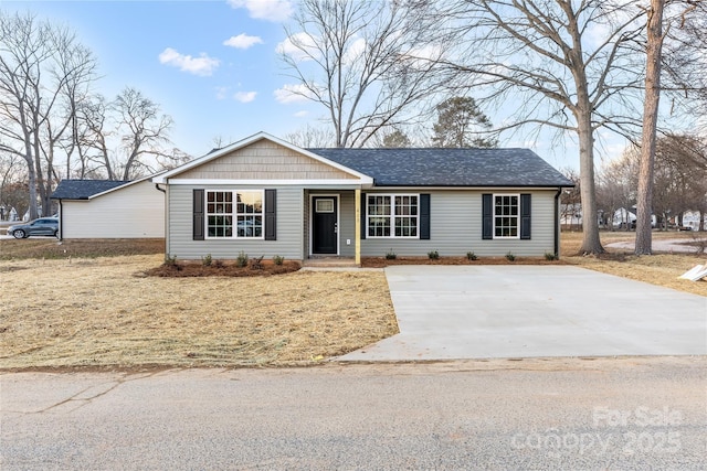 view of ranch-style home