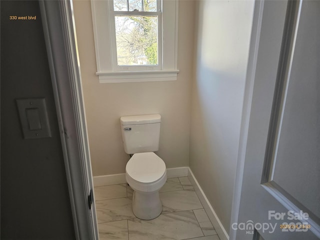 bathroom with toilet