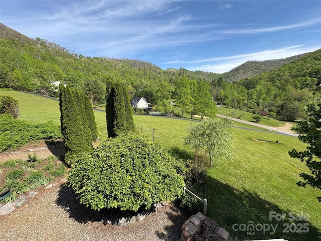 exterior space with a view of trees and a rural view