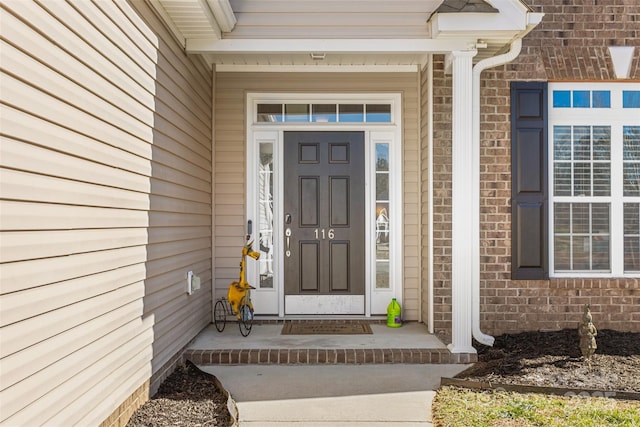 view of property entrance