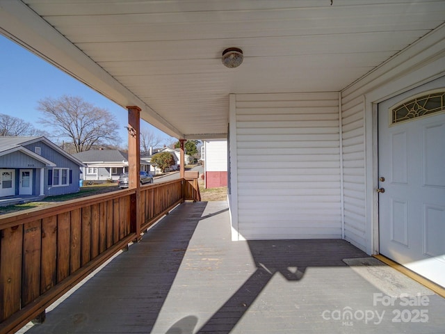 view of patio / terrace with a porch